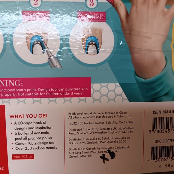 Klutz Nail Style Studio Custom Nail Designs Brand New! - Picture 4 of 5